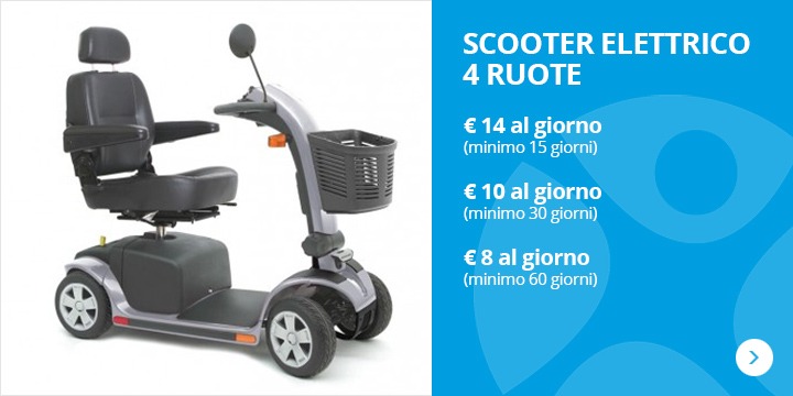 NOLEGGIO SCOOTER ELETTRICO 4 RUOTE